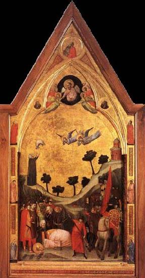 GIOTTO di Bondone The Stefaneschi Triptych Martyrdom of St Paul Germany oil painting art
